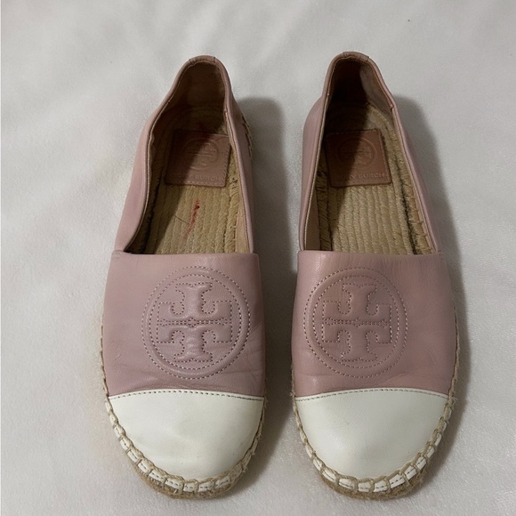 Tory Burch pink leather flats - Picture 1 of 6